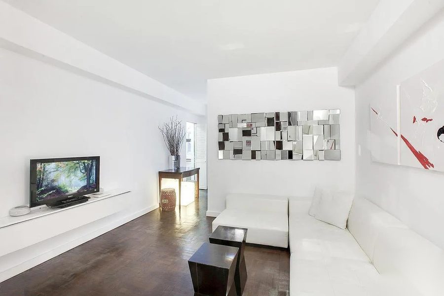 240 East 46th Street, Residence 5A &mdash; designer-renovated living area