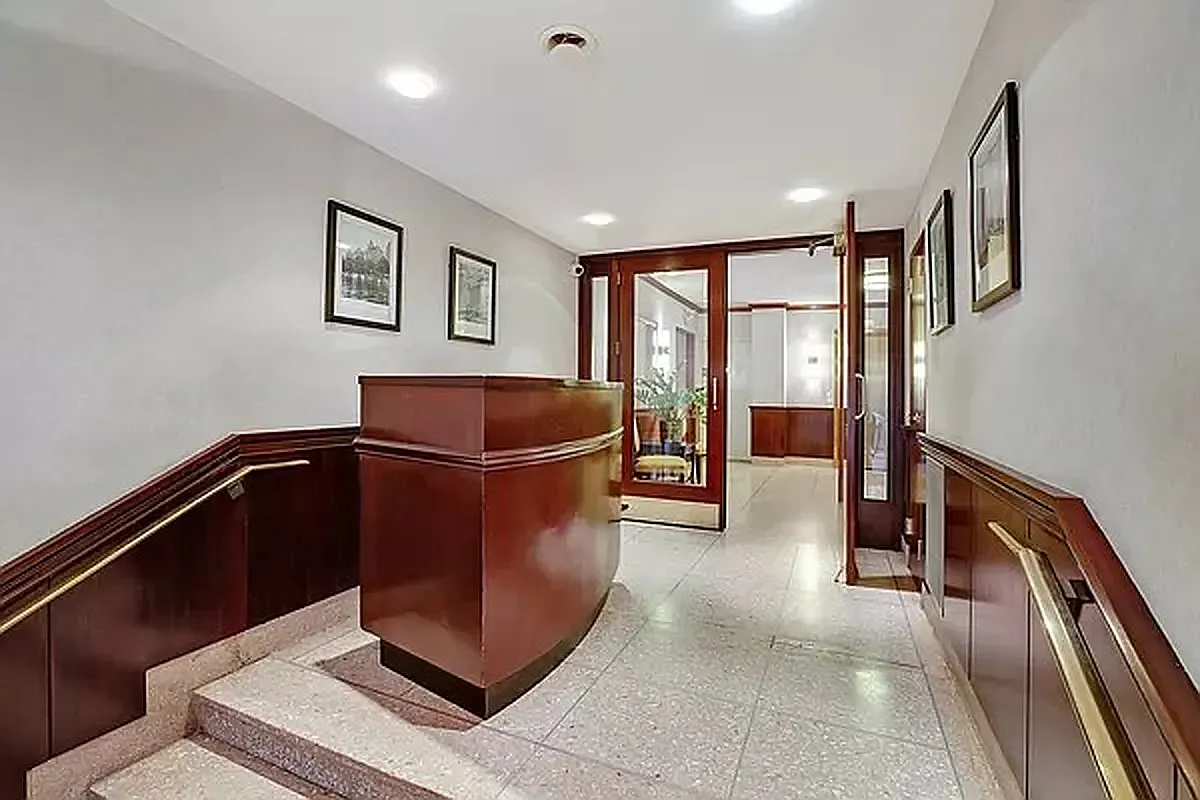 Building entry foyer