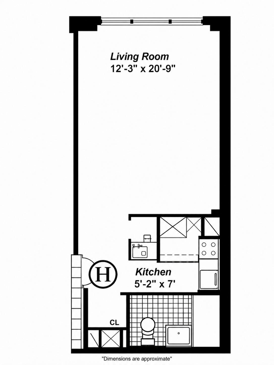 Floor plan, Residence 10H