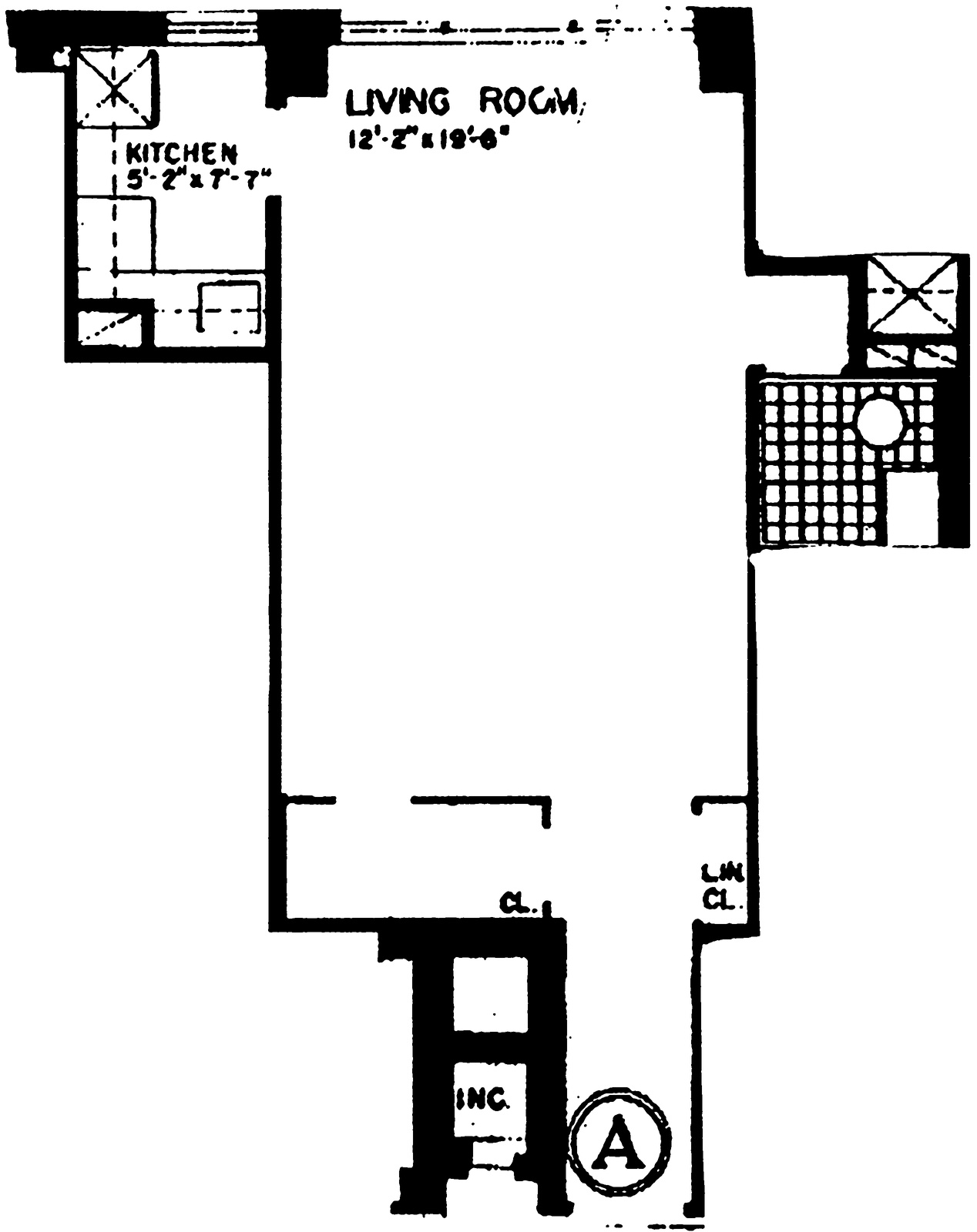 240 East 46th Street, #5A &mdash; Floor plan