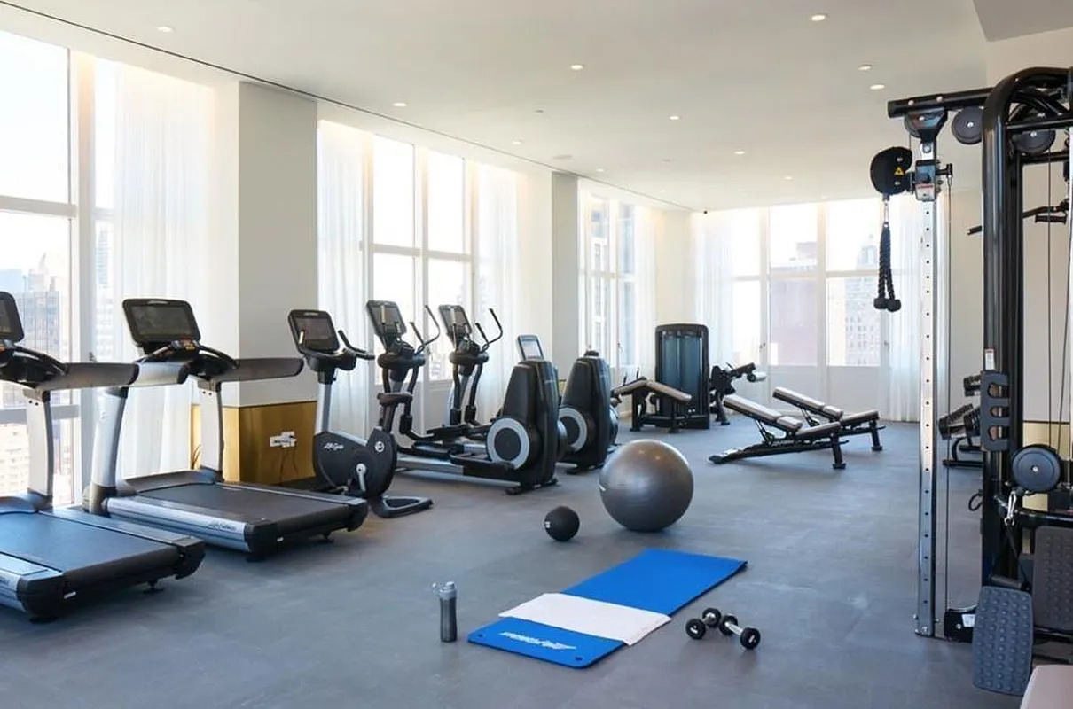 305 East 51st Street, #4H &mdash; The Halcyon — windowed fitness center